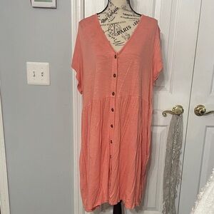 LuLaRoe Vibrant Coral dress